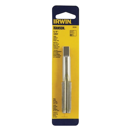 Irwin 5/8"-18, Plug, 4 Flutes, UNF 8154